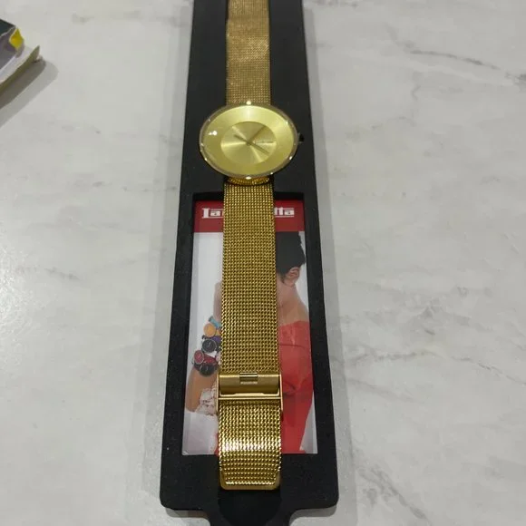 Cielo Mesh Gold Watch Watch - Never Worn - New with Tags